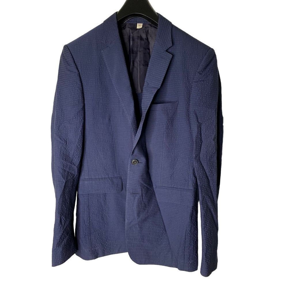 Burberry blazer wool blend made in Italy blue men's size 50
